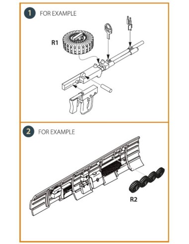Magasins for Type92 gun 9 pcs 