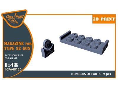 Magasins for Type92 gun 9 pcs 