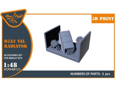 D3A2 VAL radiator set for Wingsy Kits 