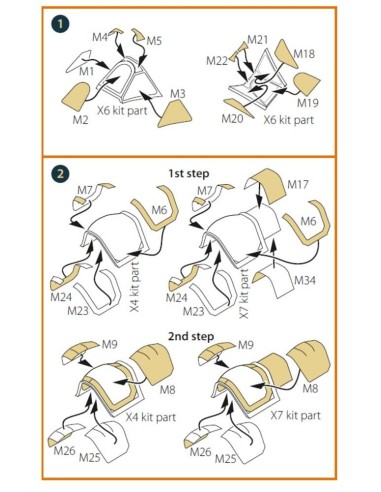 Spitfire Tr.9 double-sided painting mask for Airfix kit 