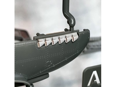 Spitfire Tr.9 exhausts for Airfix kit 