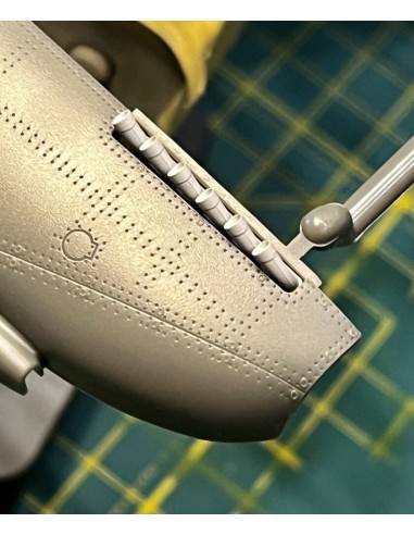 Spitfire Mk.IXe exhausts for Airfix kit 