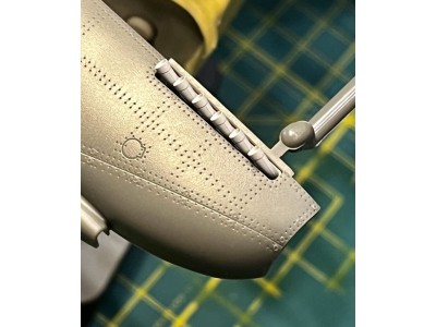 Spitfire Mk.IXe exhausts for Airfix kit 
