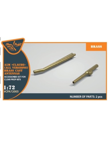 A5M Claude (early version) brass cast antennas for CP kits CP720016/CP72008 