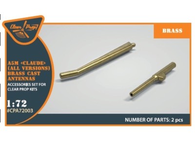 A5M Claude (early version) brass cast antennas for CP kits CP720016/CP72008 