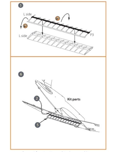 Ki-51 Sonia (all versions) PE landing flaps for CP kits CP72011/CP72012/CP72013 