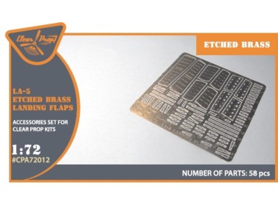 La-5 (all versions) PE landing flaps for CP kits CP72014/CP72015 