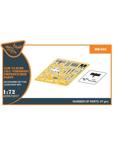 A5M Claude (all versions) PE parts for CP kits CP720016/CP72008/CP72009/CP72010 