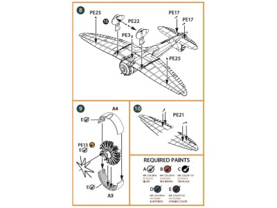 A5M Claude (all versions) PE parts for CP kits CP720016/CP72008/CP72009/CP72010 