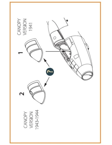 Gloster E28/39 Pioneer vacuum formed canopy for CP kits CP72001/CP72007 