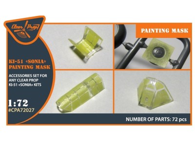 Ki-51 Sonia (all versions) painting mask for CP kits CP72011/CP72012/CP72013 