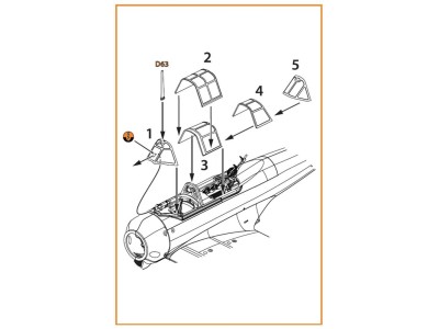 Ki-51 Sonia (all versions) vacuum formed canopy for CP kits CP72011/CP72012/CP72013 