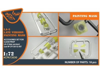 La-5 (late version) painting mask for CP kit CP72015 