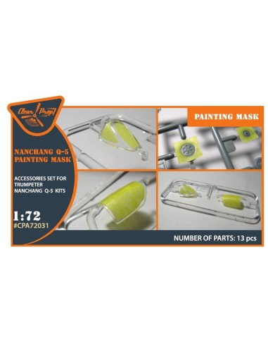 Nanchang Q-5 painting mask for Trumpeter kit (all versions) 