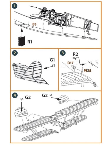 Polikarpov R-5 exterior set for AMG kits 