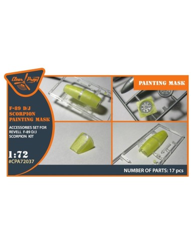 F-89 D/J painting mask for REVELL kit 