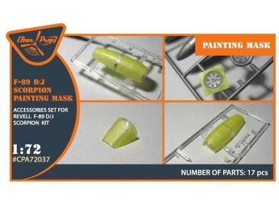 F-89 D/J painting mask for REVELL kit 