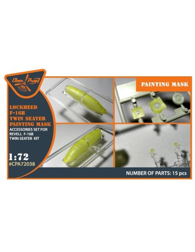 F-16B/D twin seater painting mask for REVELL kit 