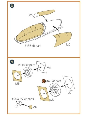 F-16B/D twin seater painting mask for REVELL kit 