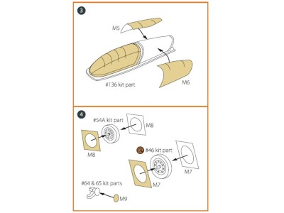 F-16B/D twin seater painting mask for REVELL kit 