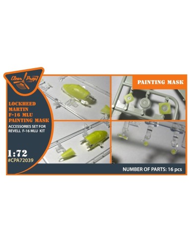 F-16 single seater painting mask for REVELL kit 