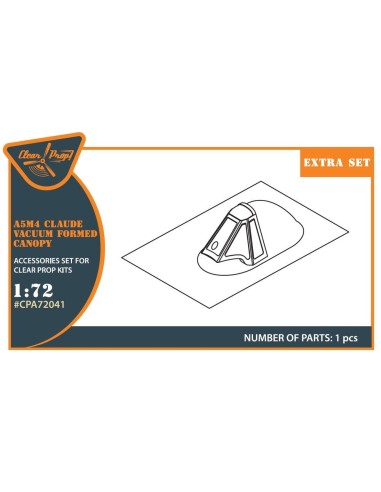 A5M4 Claude vacuum formed canopy for CP kit CP72010 
