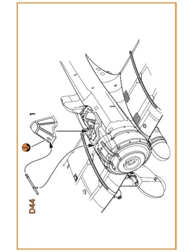 A5M4 Claude vacuum formed canopy for CP kit CP72010 