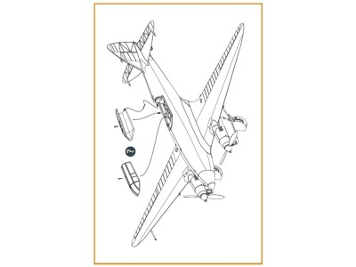 DH.88 Comet vacuum formed canopy for CP kits 