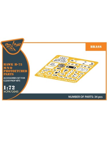 Hawk H-75 M/N/O PE parts for CP kits CP72021/CP72022/CP72029 