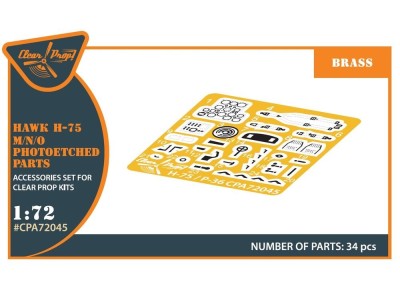 Hawk H-75 M/N/O PE parts for CP kits CP72021/CP72022/CP72029 