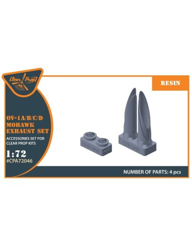 OV-1 A/B/C/D Mohawk exhaust set for CP kit 