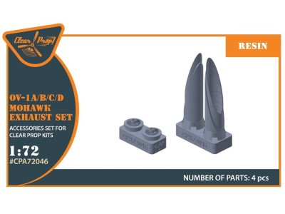 OV-1 A/B/C/D Mohawk exhaust set for CP kit 