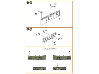OV-1 A/B/C/D Mohawk pylons for CP kit 