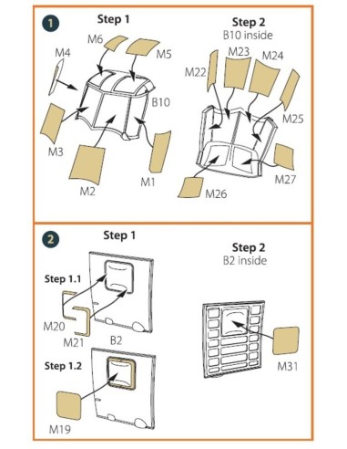 UH-2 A/B SEASPRITE for CP kit painting mask for CP kit CP72002 
