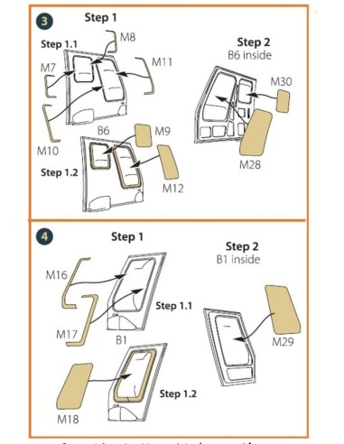 UH-2 A/B SEASPRITE for CP kit painting mask for CP kit CP72002 
