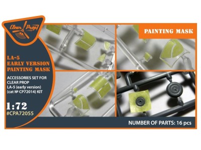 La-5 (early version) painting mask for CP kit CP72014 