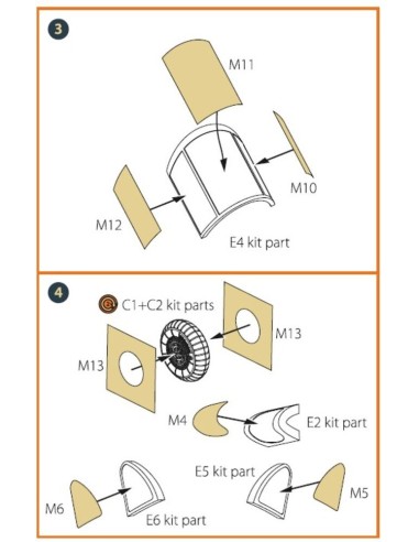 La-5 (early version) painting mask for CP kit CP72014 