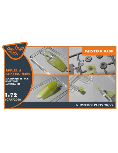 Jaguar A painting mask for Hobby Boss kit 