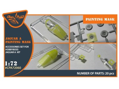 Jaguar A painting mask for Hobby Boss kit 