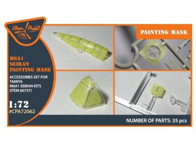 M6A1 Seiran painting mask for Tamiya kit 60737 
