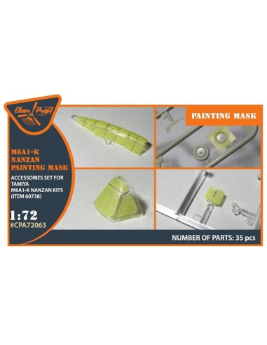 M6A1-K Nanzan painting mask for Tamiya kit 60738 