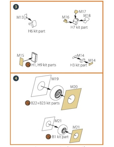 Mirage 2000C painting mask for Modelsvit kit 72073 