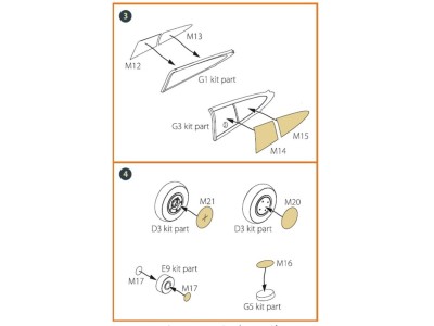Hawk H-75 M/N/O painting mask for CP kits CP72021/CP72022/CP72029 