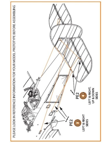 Wire Turnbuckles and ports PE set for CP kits DH.9a/R-1/MR-1 
