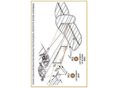Wire Turnbuckles and ports PE set for CP kits DH.9a/R-1/MR-1 