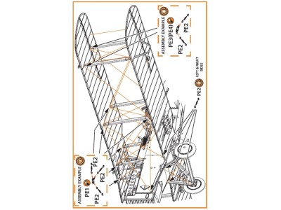 Wire Turnbuckles and ports PE set for CP kits DH.9a/R-1/MR-1 