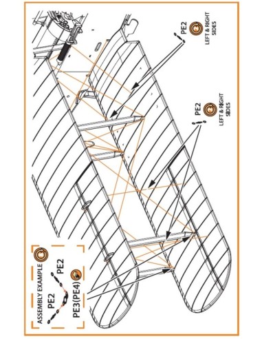 Wire Turnbuckles and ports PE set for CP kits DH.9a/R-1/MR-1 