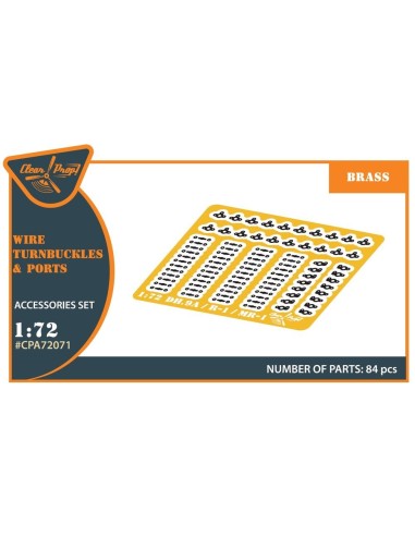 Wire Turnbuckles and ports PE set for CP kits DH.9a/R-1/MR-1 