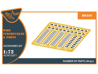 Wire Turnbuckles and ports PE set for CP kits DH.9a/R-1/MR-1 