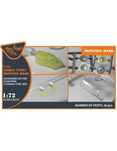 I-16 (early version) painting mask for CP kit 
